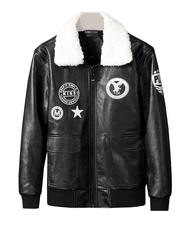 blouson americain motard