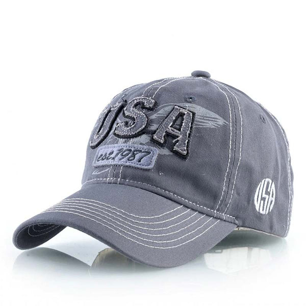 casquette inscription usa homme