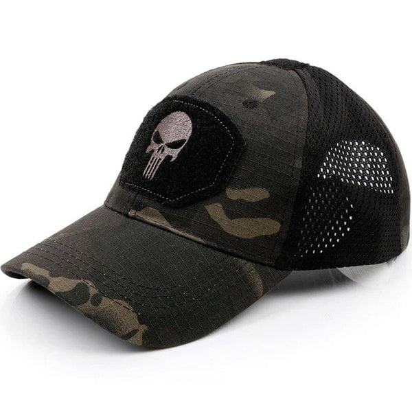 casquette punisseur camouflage