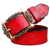 ceinture rouge esprit cowboy