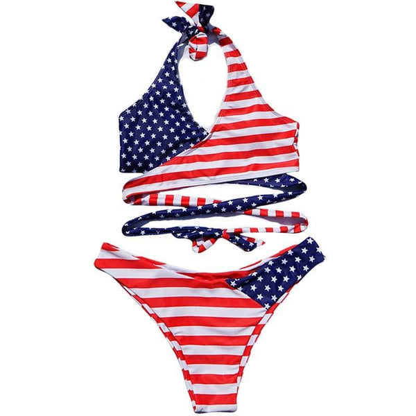 maillot bandeau usa