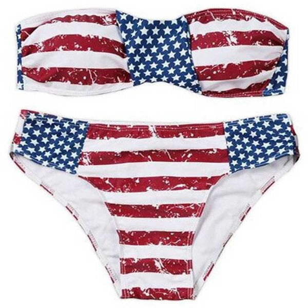 maillot de bain bandeau americain