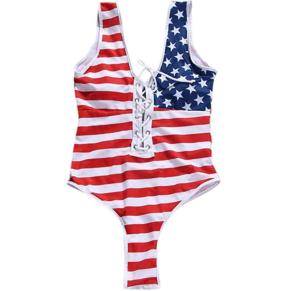 maillot decoupe motif americain