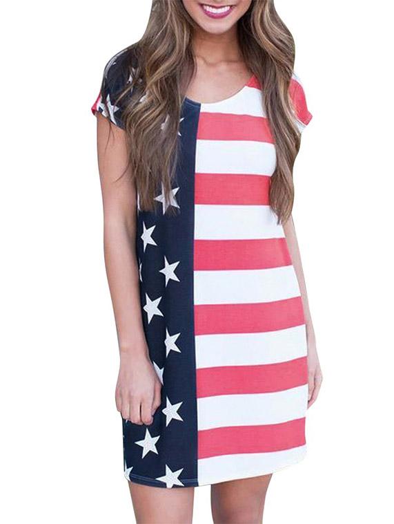 robe drapeau etats unis