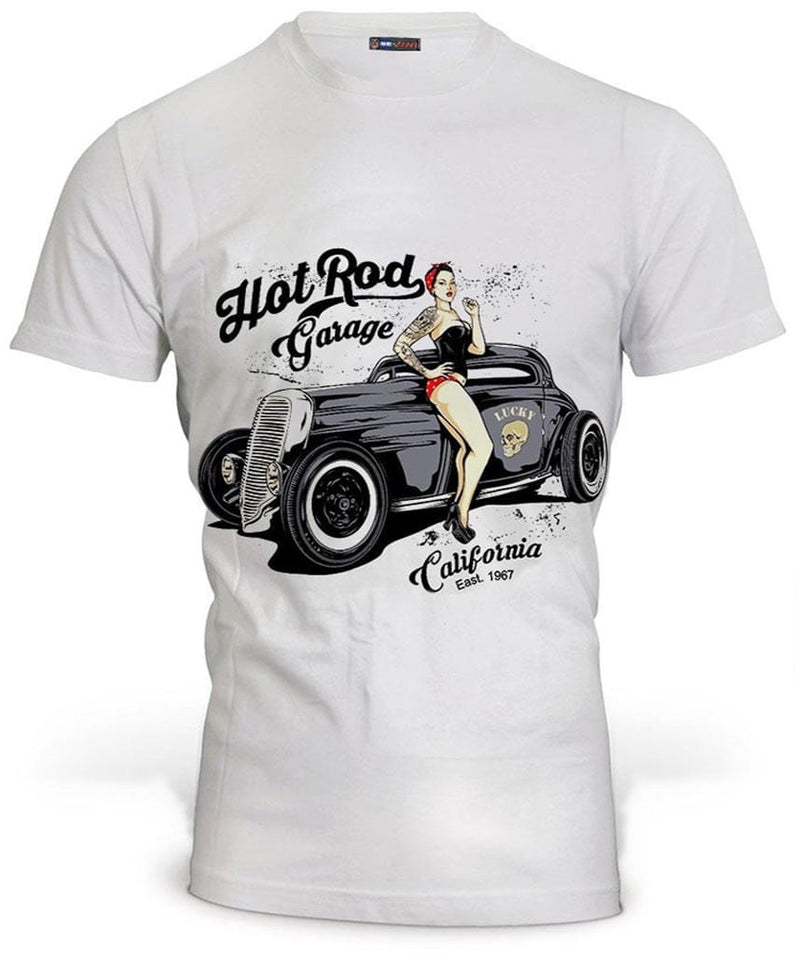 Tee shirt homme automobile vintage garage service