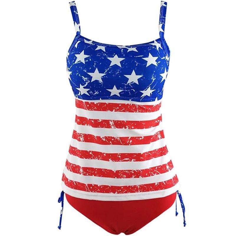 tankini drapeau americain