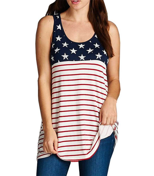 top sans manche usa femme