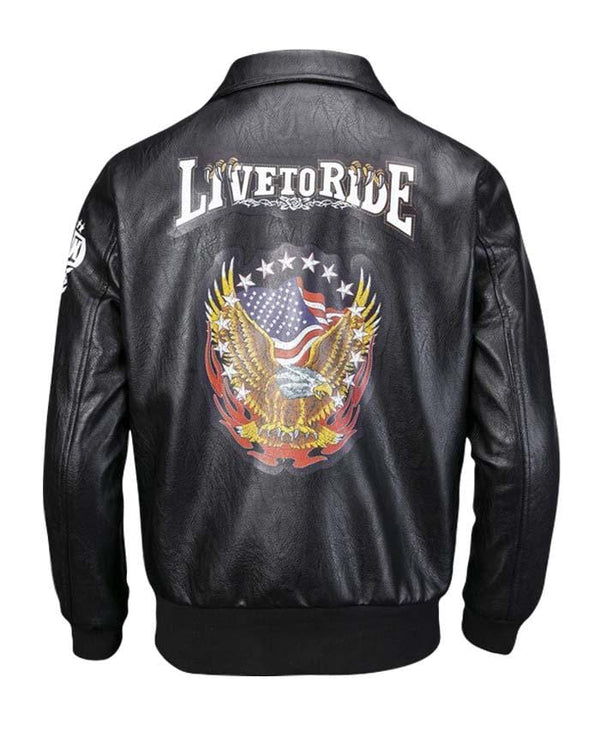 veste américaine motard